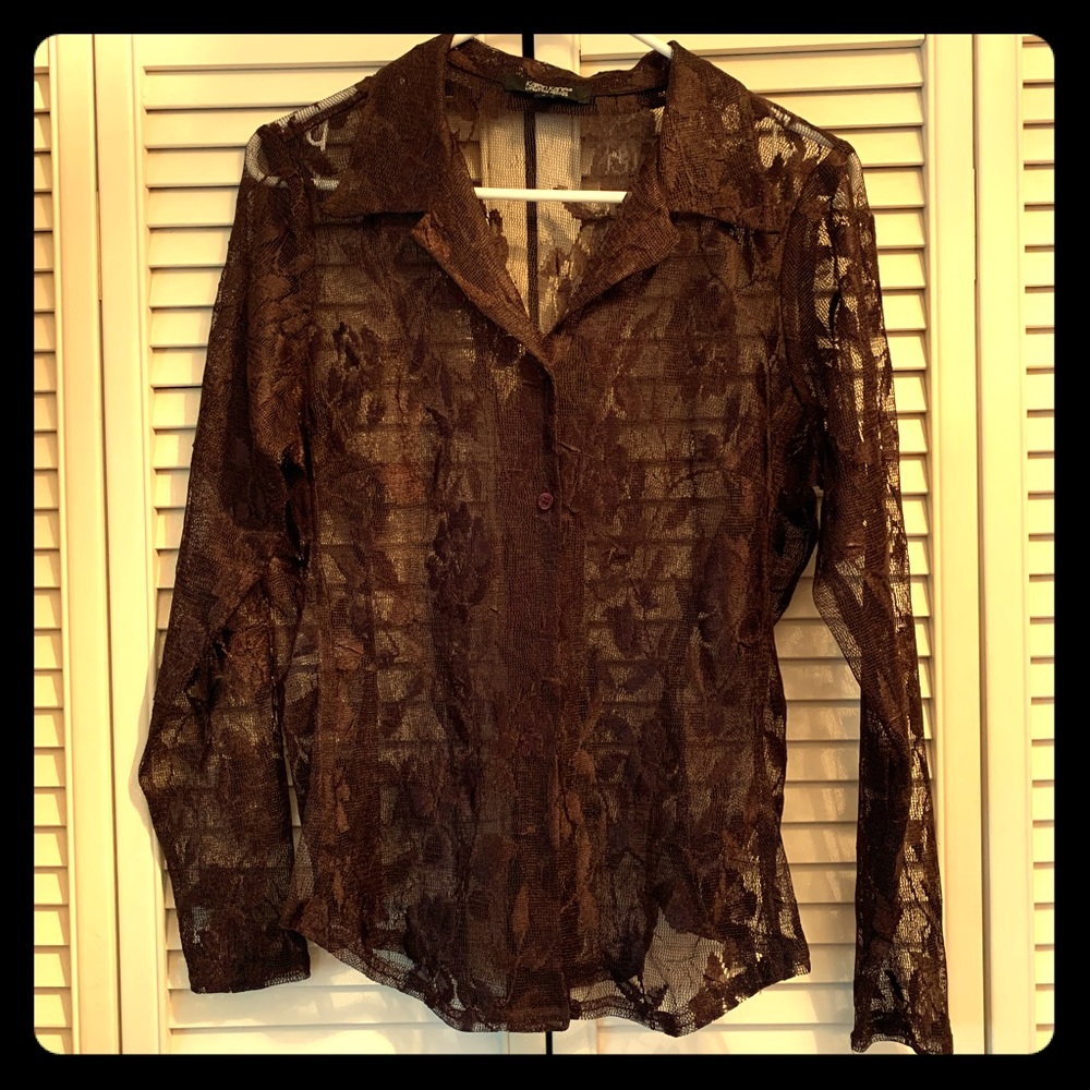 Karen Kane Lifestyles Petite Blouse, size Large